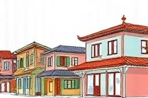 山不过来俯瞰山谷与公路长镜头封面