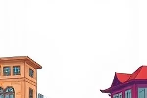烬海航图科幻题材海面火光与舰船剪影封面